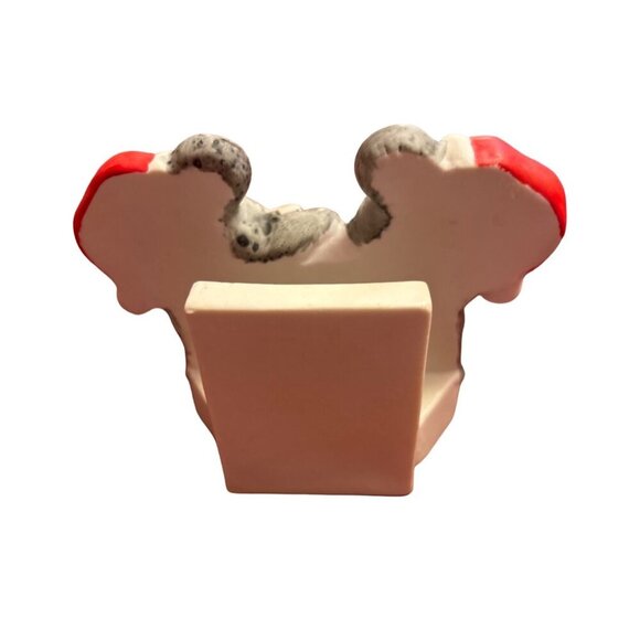 House Of Lloyd 1986 Christmas Around The World Mouse Salt & Pepper Shakers With - Picture 4 of 9